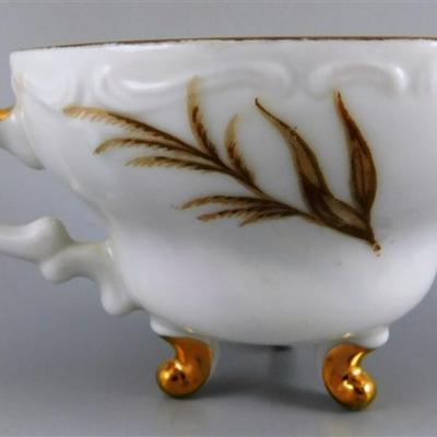 100 Lot of 4 Cups and Saucier with Stands - Sterling China Japan/ UCAG China