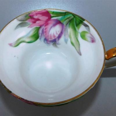 100 Lot of 4 Cups and Saucier with Stands - Sterling China Japan/ UCAG China