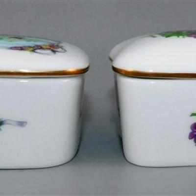 102 Lot of 2 Heritage House Music Boxes- Rectangle - Lar's Theme / The Way we Were 3 x 1 1/2