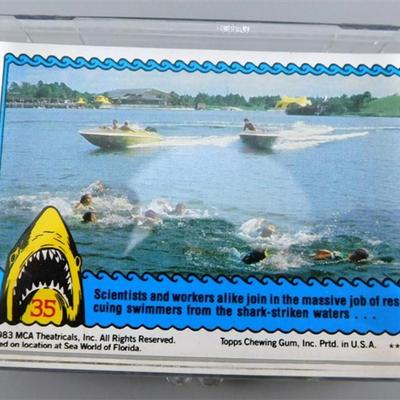 111 JAWS 3D 1983 MCA Theatrical Trading Cards- Complete Set 1-44