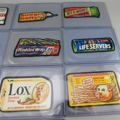 112 Lot of 10 Vintage Topps Wacky Package Stickers