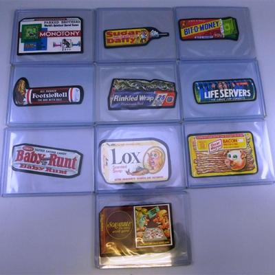 112 Lot of 10 Vintage Topps Wacky Package Stickers