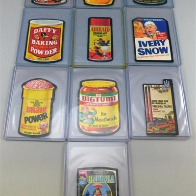 113 Lot of 10 Vintage Topps Wacky Package Stickers