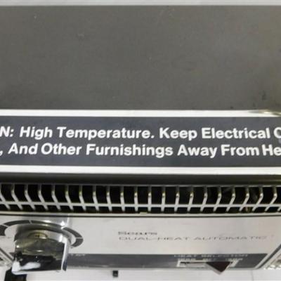 127 Sears Dual Heat Automatic Heater 40 x 7 x 4