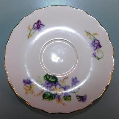 128 Lot of Cups and Saucers with Stands - Rossetti Antique Rose / Royal Grafton
