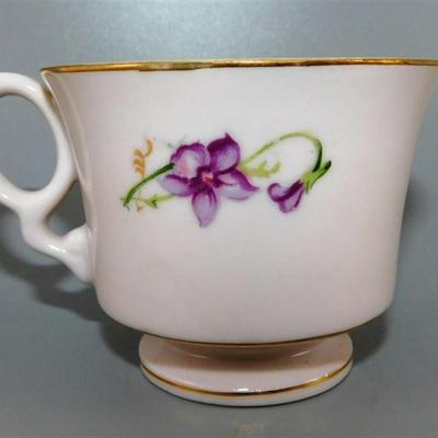128 Lot of Cups and Saucers with Stands - Rossetti Antique Rose / Royal Grafton