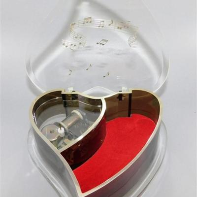 129 Lot of 2 Music Boxes- Reuge Doctor Zhivago and Heart No Name 4 -6 inches