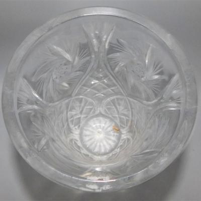 133 Large Crystal 24% Lead Vase 5 x 8