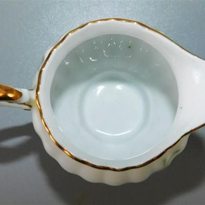 134 Lot of 5- Cream and Sugar with Floral Design Made in Japen 3 1/2 x 4- Arnart Decorative Pitcher 5 in - Serenity Prayer Precious...