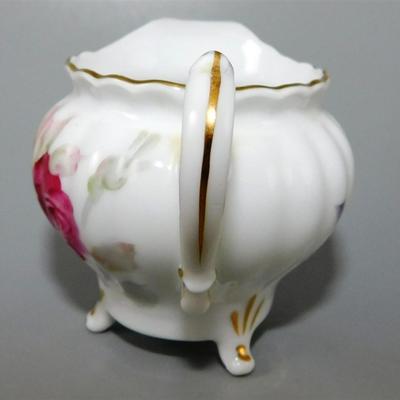 134 Lot of 5- Cream and Sugar with Floral Design Made in Japen 3 1/2 x 4- Arnart Decorative Pitcher 5 in - Serenity Prayer Precious...