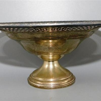 137 Crown Sterling Weighted Compote 3.7oz -6 1/4 x 2 3/4