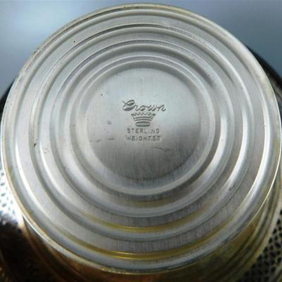 137 Crown Sterling Weighted Compote 3.7oz -6 1/4 x 2 3/4