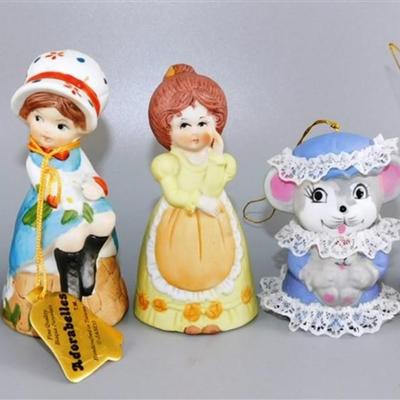 141 Lot of 5 Bells Jasco/ Giftco 1978-1979 3-4 inches