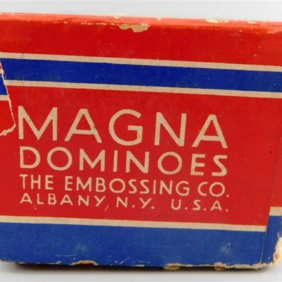 144 Lot of 2 Dominos Sets- Magna The Embossing Co./ Crown The Embossing Co.