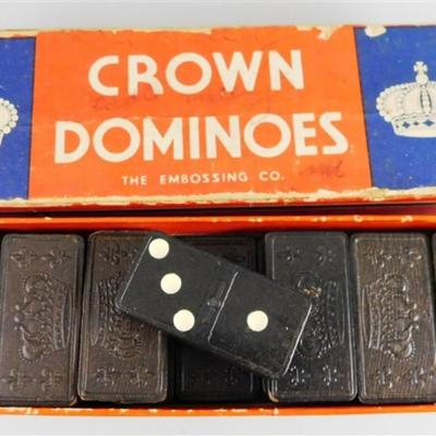 144 Lot of 2 Dominos Sets- Magna The Embossing Co./ Crown The Embossing Co.