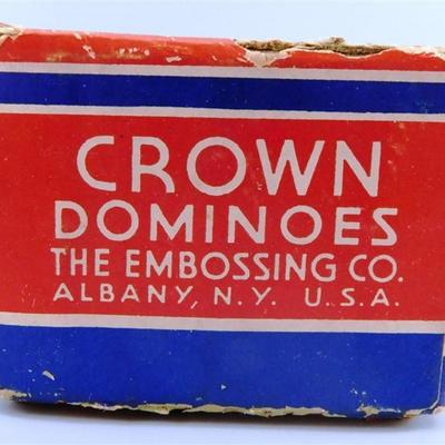 144 Lot of 2 Dominos Sets- Magna The Embossing Co./ Crown The Embossing Co.