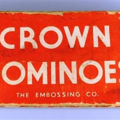 144 Lot of 2 Dominos Sets- Magna The Embossing Co./ Crown The Embossing Co.
