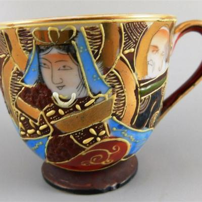 150 Lot of 4 Cups and Saucier with Stands- Betson's / MT Japan / Sealy / Made in Japan