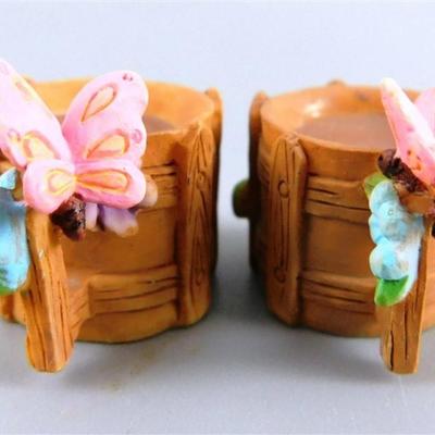 151 Ensco Precious Moments 2000 Mini Tea Set- Garden 4 inch Plate