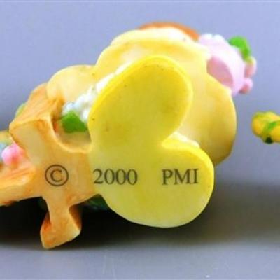 151 Ensco Precious Moments 2000 Mini Tea Set- Garden 4 inch Plate