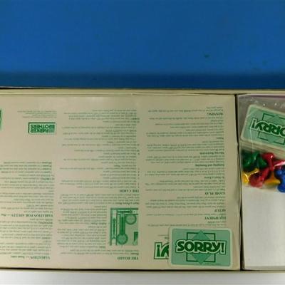 152 Sorry Parker Brother's Board Game 1992 20 x 10
