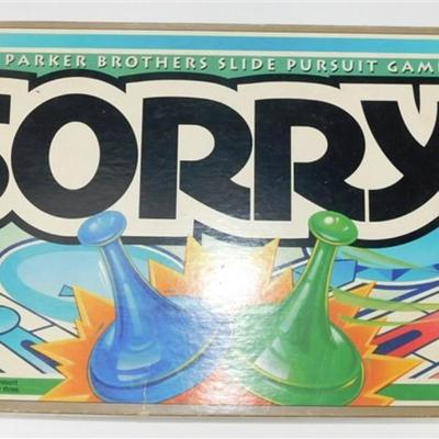 152 Sorry Parker Brother's Board Game 1992 20 x 10