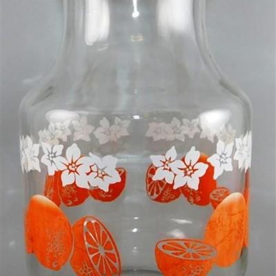 156 Vintage Glass Juice Jug #2 on Bottom 9 x 5