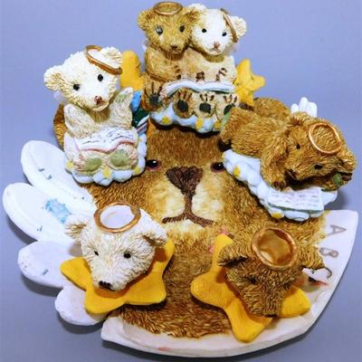 159 Popular Imports 1997 Mini Tea Set- Stars AND Bears 5IN Plate