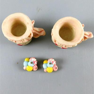 160 Popular Imports 1997 Mini Tea Set - Valentines and Bears 5 1/2 Plate