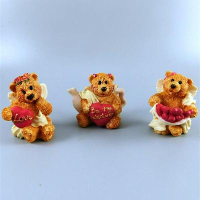 160 Popular Imports 1997 Mini Tea Set - Valentines and Bears 5 1/2 Plate