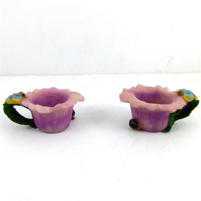 165 Mini Fairy Plastic Tea set 5 inches
