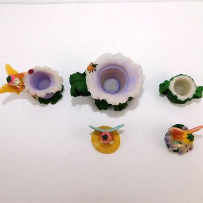 165 Mini Fairy Plastic Tea set 5 inches