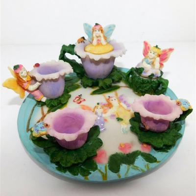 165 Mini Fairy Plastic Tea set 5 inches