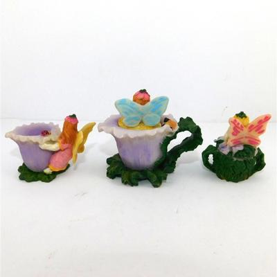 165 Mini Fairy Plastic Tea set 5 inches