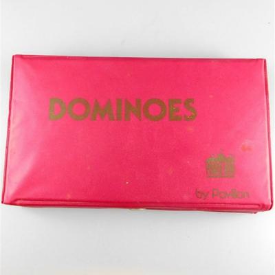 166 Lot of 2 Vintage Games- Pavilion Dominos 1994 / Whitman Checkers 1974