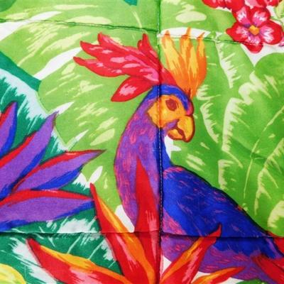174 Tropical Bird of Paradise Bed Spread 98 x 106