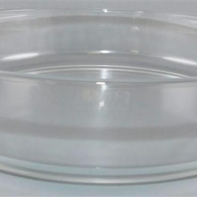 196 Lot of 5 - Pyrex 9-10 inches / Apple Pie 1983 Royal China 11 inches / Glass Platter 13 1/2
