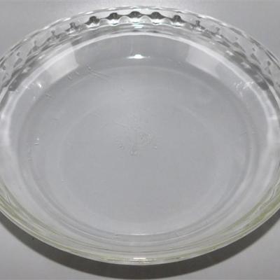 196 Lot of 5 - Pyrex 9-10 inches / Apple Pie 1983 Royal China 11 inches / Glass Platter 13 1/2