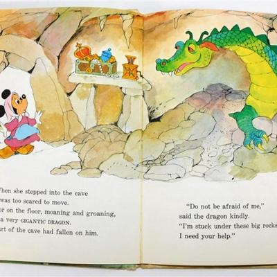 Lot of 5 Children's Books- Walt Disney & Scholastic - Breer Rabbit & His Friends 1973 ~ How Big is Big 1964 ~ The Magic...