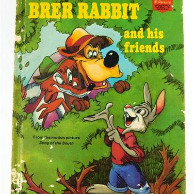 Lot of 5 Children's Books- Walt Disney & Scholastic - Breer Rabbit & His Friends 1973 ~ How Big is Big 1964 ~ The Magic...