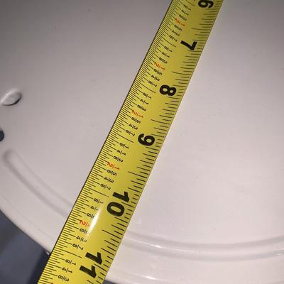 Ceramic Pedestal Cake Stand with lacey edge