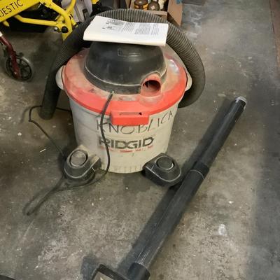W1321 RIGID Shop Vac with Attachments