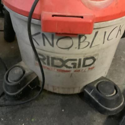 W1321 RIGID Shop Vac with Attachments