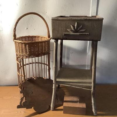 W1323 Rattan Bamboo Stands