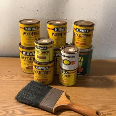 W1325 Minwax Varnish Stain Lot