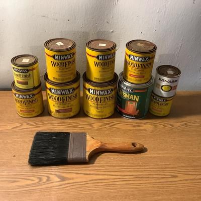 W1325 Minwax Varnish Stain Lot