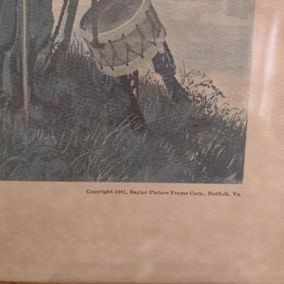 Framed Flags of the Confederacy Print