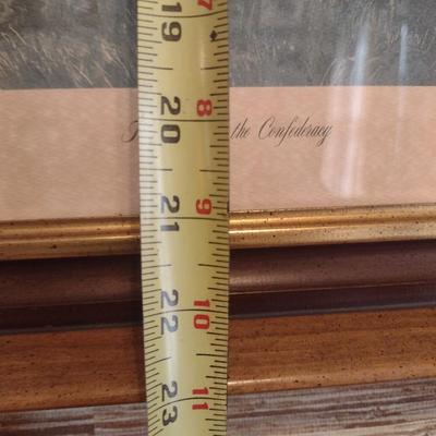 Framed Flags of the Confederacy Print