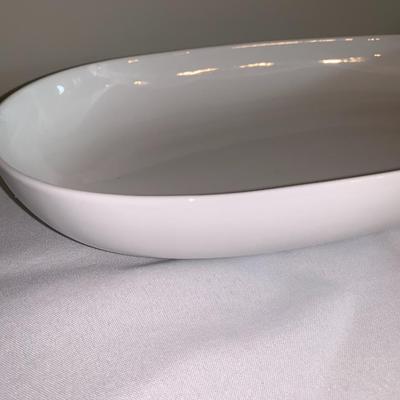 Everyday White by Fitz and Floyd long oval platter 17" long