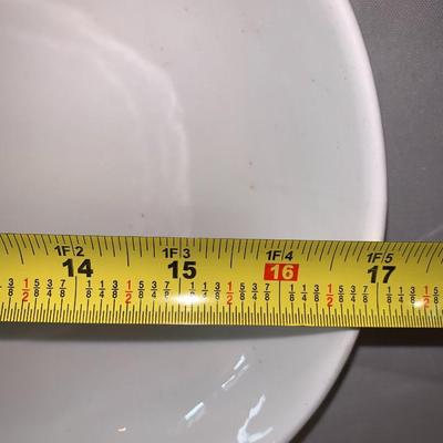 Everyday White by Fitz and Floyd long oval platter 17" long